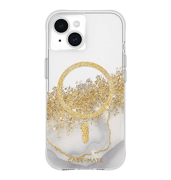 iPhone 15 Case-Mate Karat Marble Magsafe Cover - Marble
