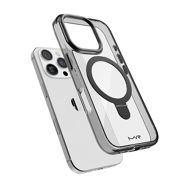 iPhone 16 Pro MVR Stellar Stand Case - Black | Kickstand Protective Back Cover - Image 3