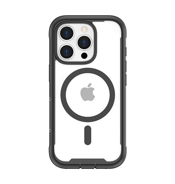 Black MVR Robust 360 back cover for iPhone 16 Pro Max, all-round protection.