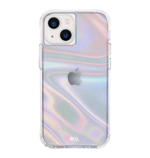 IPHONE 13 MINI CASE-MATE SOAP BUBBLE COVER ANTIMICROBIAL IRIDESCENT