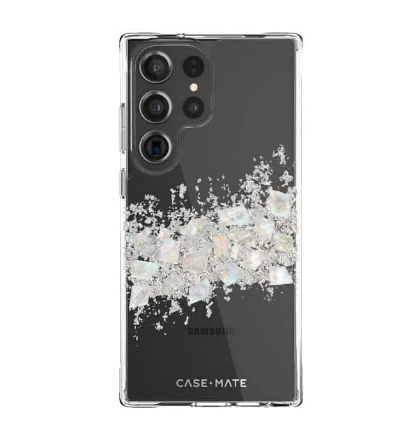 SAMSUNG S23 ULTRA CASE-MATE KARAT PEARL COVER ANTIMICROBIAL CLEAR