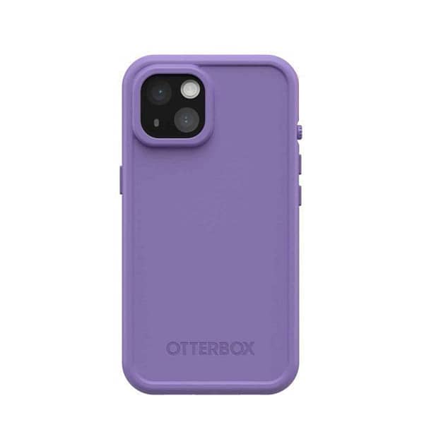 iPhone 15 Pro Magsafe Case – Purple | OtterBox Fré Series, Waterproof Protection Back Cover