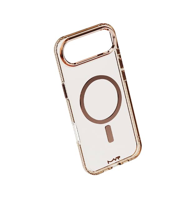 iPhone 17 Air Impact IMD Case – Rose Gold | MVR Durable IMD Design, Scratch Resistant, Lightweight Protection
