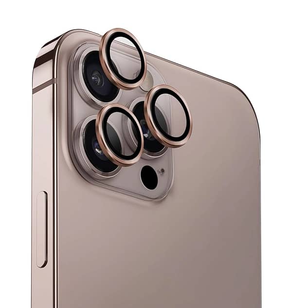 iPhone 17 Pro Max/17 Pro/16 Pro Max/16 Pro Camera Lens – Gold | MVR Sapphire Scratch-Resistant Glass, Precise Fit, Premium Protection