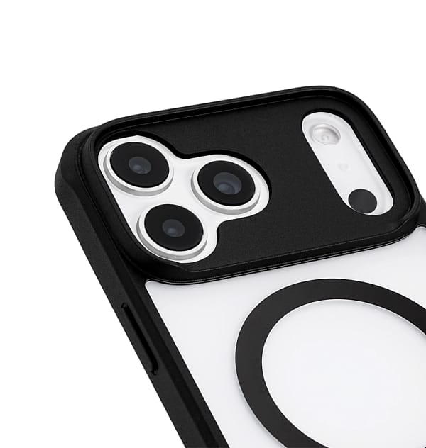 iPhone 17 Pro Max Case – Clear/Black Frosted | Pelican Ranger MagSafe Cover with Rugged Drop Protection & Stylish Finish