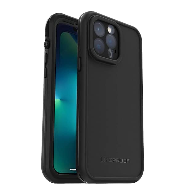 iPhone 13 Pro Max  MagSafe Case – Black | LifeProof FRE Waterproof, Dirtproof, Snowproof & Drop Protection Cover