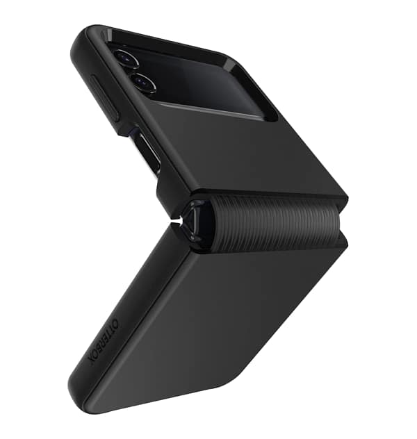 Samsung Z Flip 4 Case – Black | OtterBox Symmetry Flex Cover with Antimicrobial Protection & Drop Resistance