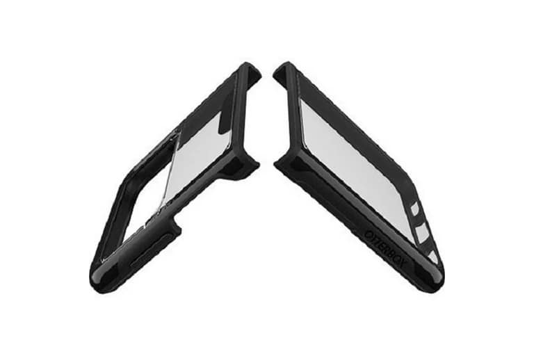 Samsung Z Flip 3 Case – Black | OtterBox Symmetry Flex Series Antimicrobial Slim & Stylish Protective Cover