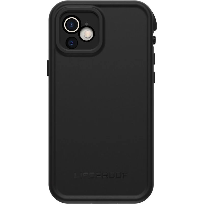 iPhone 12 Case - Black | Lifeproof FRE Waterproof & Shockproof Back Cover
