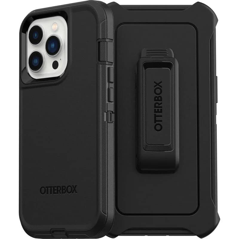 iPhone 13 Pro Case - Black | OtterBox Defender Series, Scratch-Resistant Rugged Protective Back Cover
