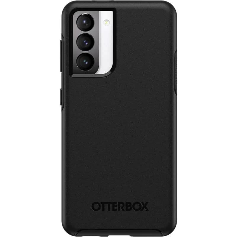 Samsung S21 Case – Black | OtterBox Symmetry Series, Soft Touch Protective Cover
