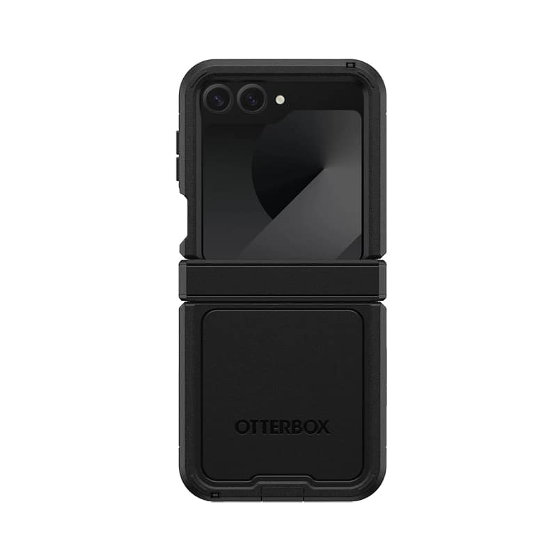 Samsung Z Flip 6 Case - Black  | OtterBox Defender XT Rugged Cover with Full-Body, Drop & Scratch Protection