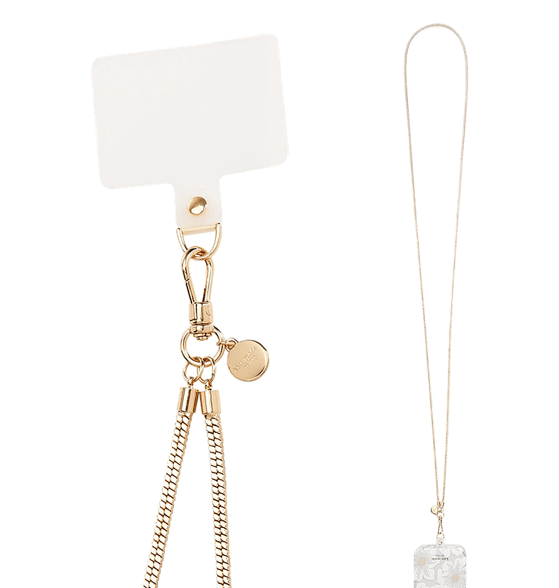 Kate Spade "Heart of Gold" phone crossbody bag, stylish and functional accessory.