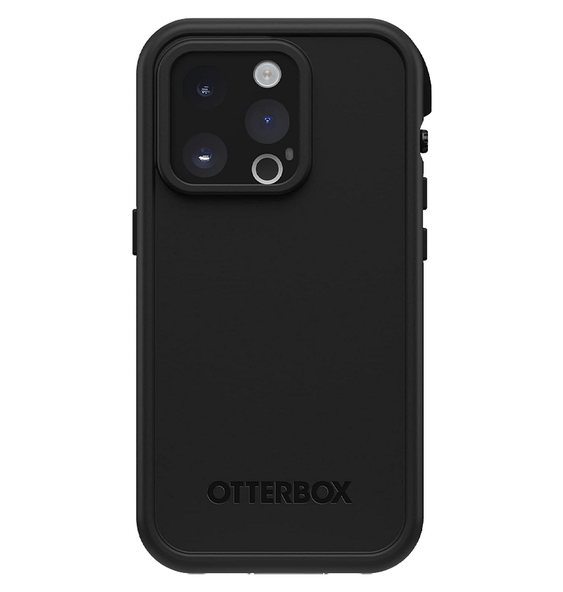 Black Otterbox Fre MagSafe Back Cover for iPhone 14 Pro, tough and protective fit.