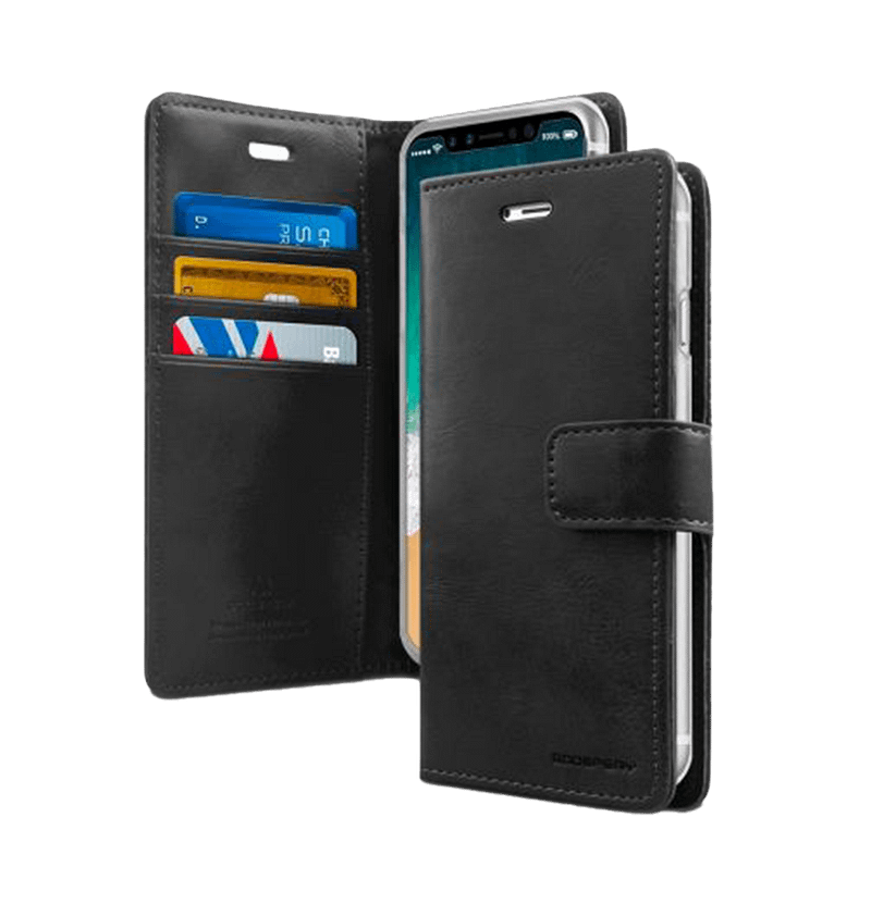 Black Bluemoon diary wallet flip cover for Galaxy S22 Ultra