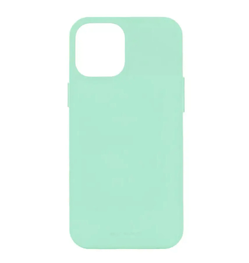 Mint Mercury Soft Feeling back cover for iPhone 12/12 Pro, vibrant and durable protection.
