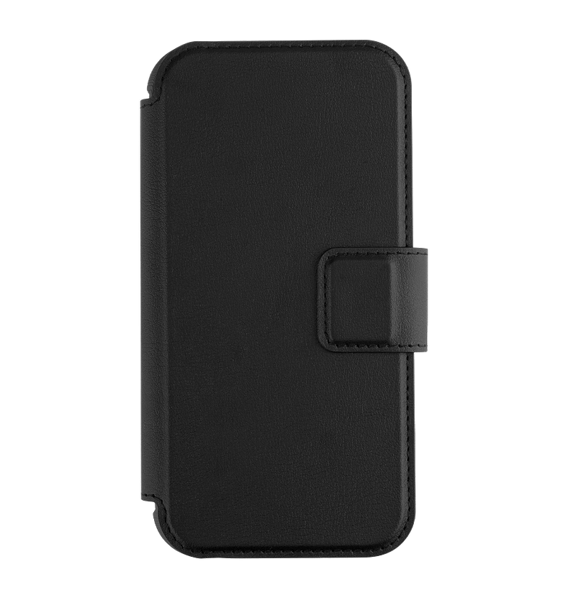Black MVR Detachable Luxe-Guard MagSafe Flip Wallet Case for iPhone 16