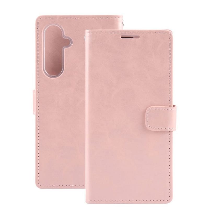 Rose gold Mercury Bluemoon wallet diary case for Galaxy S24 Plus