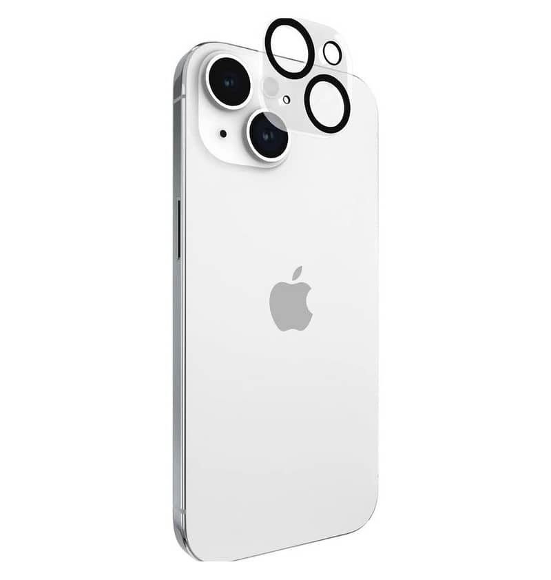 Clear Plus Alloy camera lens protector for iPhone 13/14/15/16e, durable and slim