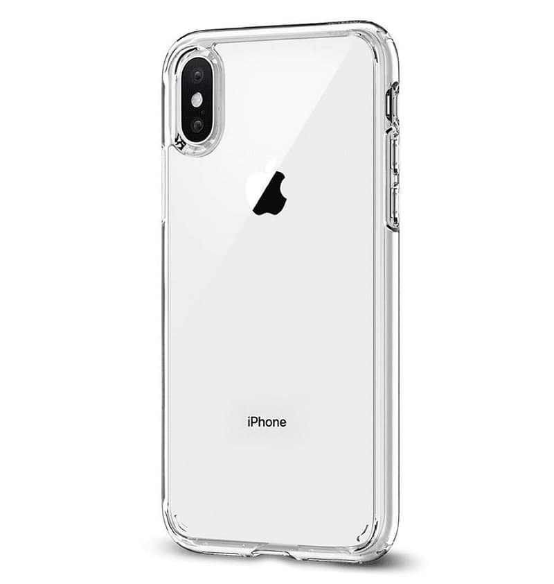 Clear soft back cover for iPhone X/Xs, slim and durable.