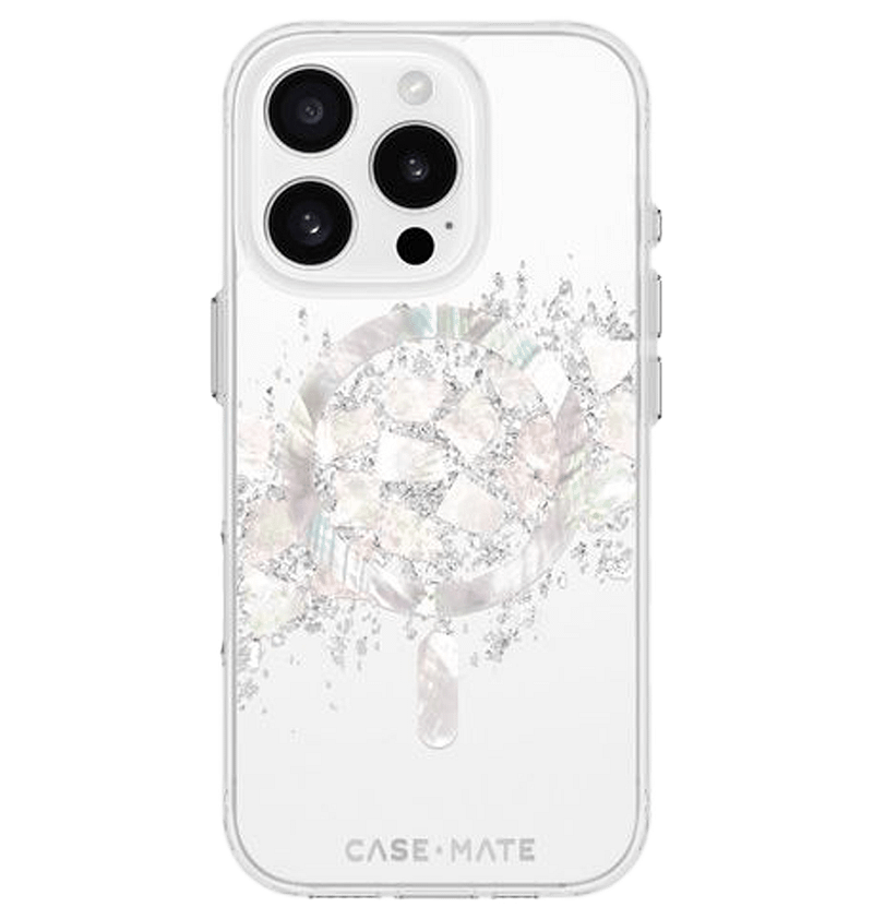 Multi-Colour Case-Mate Twinkle MagSafe Back Cover for iPhone 16 Pro, eye-catching design