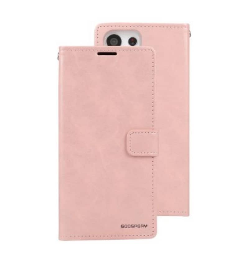 Rose gold Bluemoon diary wallet flip cover for Galaxy S23 Ultra