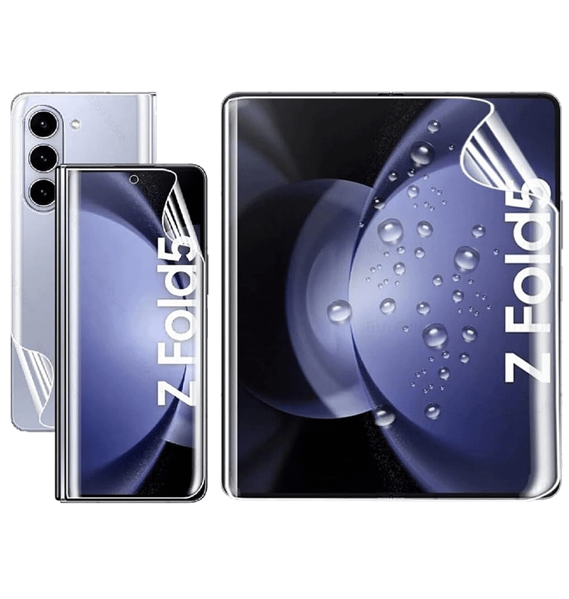 Samsung Galaxy Z Fold 5 Clear Unbreakable Tempered Glass
