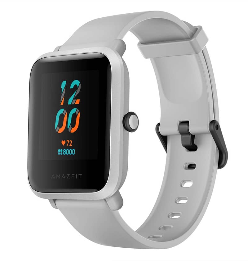 Amazfit Bip S, white, lightweight smartwatch with long battery life and fitness tracking