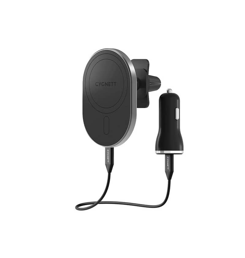 Cygnett Gen 2 MagHold Extendable Magnetic Car Vent Wireless Charger -Black