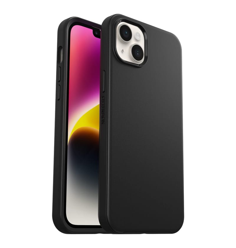 iPhone 14 Plus – Black | OtterBox Symmetry Series, Antimicrobial Soft Touch Protective Cover