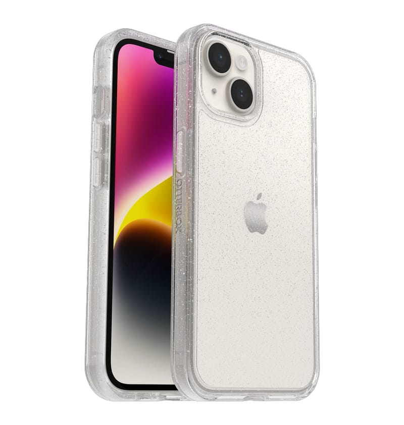 iPhone 14 Case – Stardust | OtterBox Symmetry Series Antimicrobial Slim, Stylish & Protective Cover