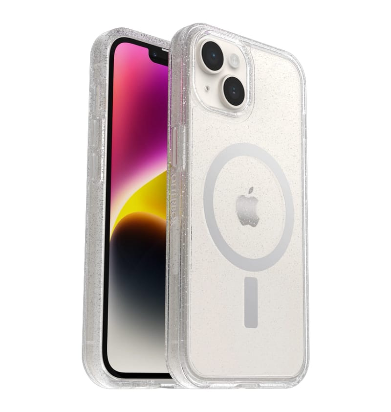 iPhone 14 Case – Stardust | OtterBox Symmetry Plus Series Slim, Stylish & Protective Cover