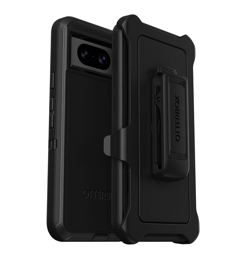 Google Pixel 8 Case – Black | OtterBox Defender Series Rugged, Durable & Protective Cover