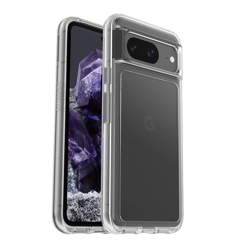 Google Pixel 8 Case – Clear | OtterBox Symmetry Series Slim, Stylish & Protective Cover