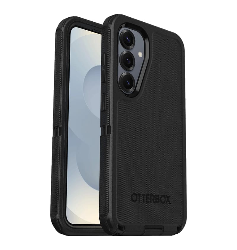 Samsung S25 Case – Black | OtterBox Defender Series Rugged, Durable & Multi-Layer Protective Cover