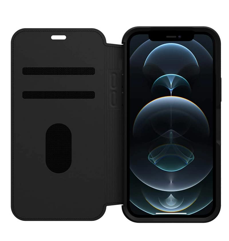 iPhone 12 Pro Max Case – Shadow | OtterBox Strada Cover with Sleek Wallet Design & Durable Protection