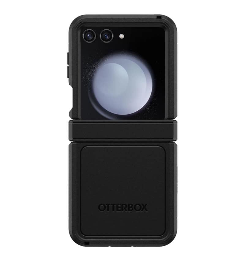Samsung Z Flip 5 Case – Black | OtterBox Defender XT Cover with Rugged Protection & Drop Resistance