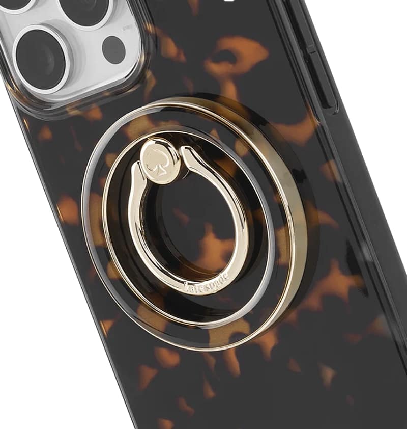 MagSafe Ring Stand – Tortoise |  Kate Spade Stylish & Functional Phone Accessory