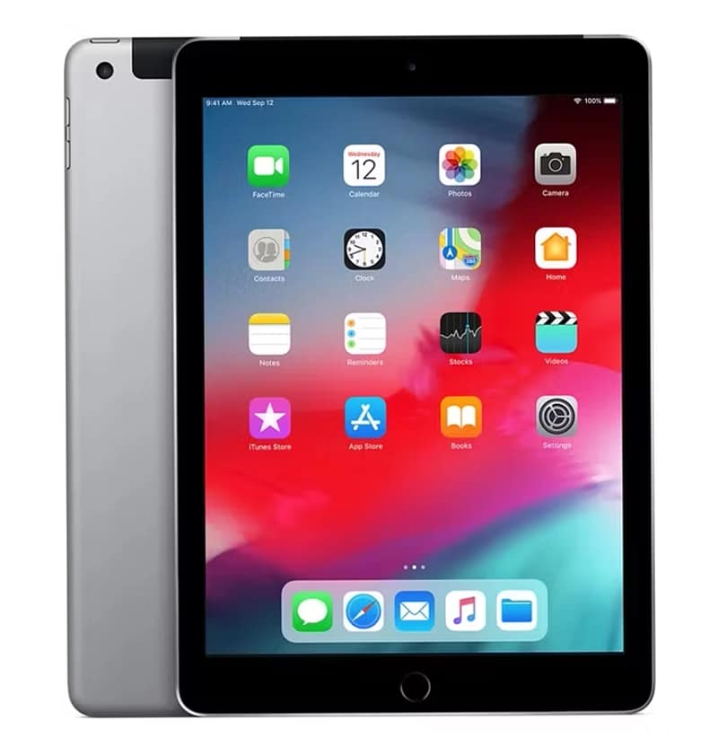 iPad 6th Gen Refurbished 128GB – WiFi + Cellular Grey | Good Condition | Fully Tested | 1-Year Warranty