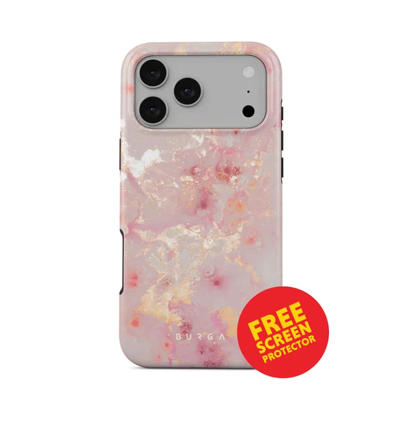 iPhone 17 Pro Max  Tough MagSafe Case – Golden Coral | Burga Slim & Durable Design