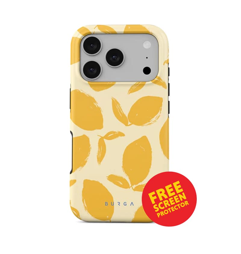 iPhone 17 Pro Max Tough MagSafe Case – Lemon Tart | Burga Slim, Stylish & Durable Protective Cover