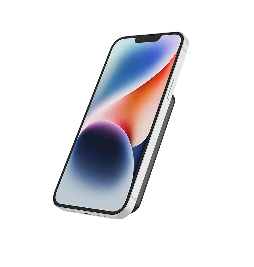 MVR MagSafe Power Bank - Black | 6500mAh, 2 – in – 1 Wireless Charger & Phone Stand, Portable 15W Fast Charging - Image 4