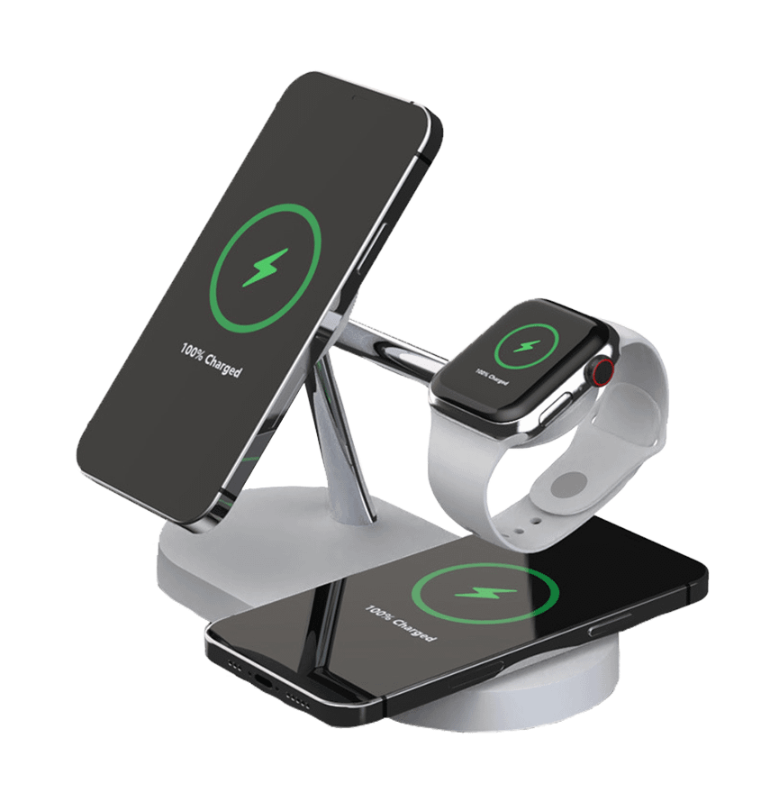 MVR 4 – in – 1 Wireless Charging Station - Black | MagSafe Compatible Charger - Image 4