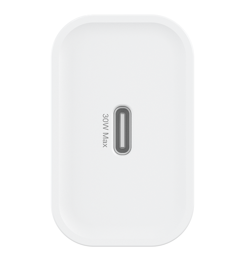MVR 30W Wall Adapter - White | USB - C Ports, SUPPORTS PD 3.0 & QC 3.0 - Image 2