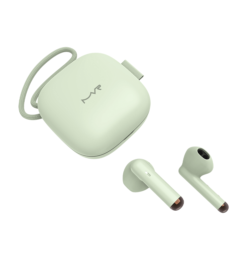 MVR Mavis Wireless In-Ear Headphones - Mint - Image 2