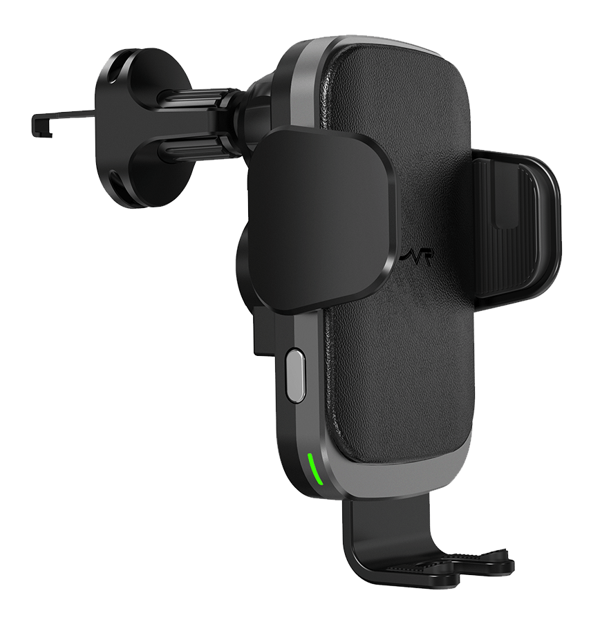 MVR T6 Car Phone Holder - Black | 15W Fast Charging, Secure Grip, Single Coil Design & Adjustable Arm - Image 6