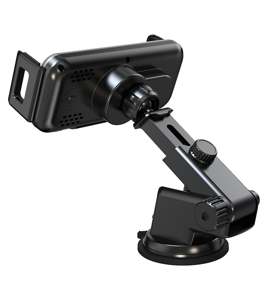 MVR Z1 15W Wireless Charging Car Holder with 90-Degree Rotation - Black - Image 5