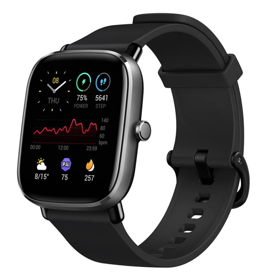 Amazfit GTS Smartwatch – Black | GTS Series, 1.65″ AMOLED Display, 14-Day Battery, GPS, Heart Rate & Sleep Tracking - Image 2