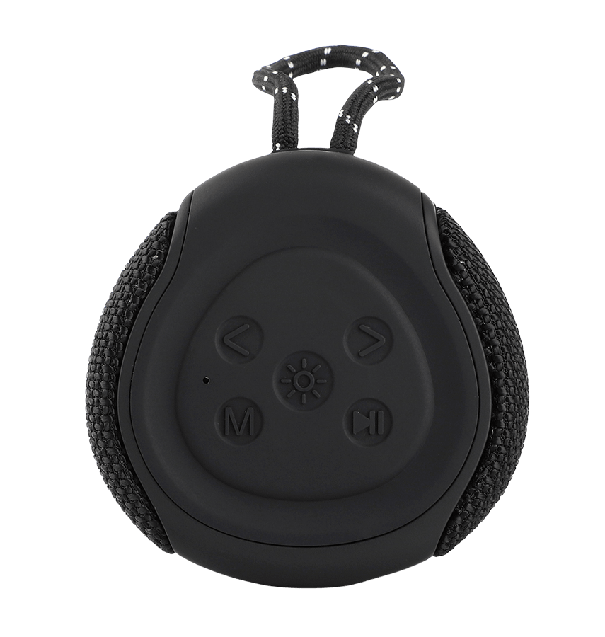 MVR Mini Bluetooth Speaker - Black | HD Sound Compact, IPX5 Waterproof & 12H Playtime - Image 3