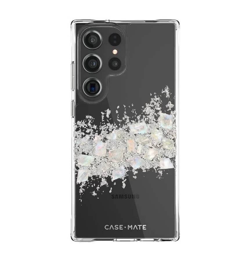 SAMSUNG S23 ULTRA CASE-MATE KARAT PEARL COVER ANTIMICROBIAL CLEAR